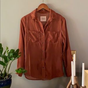 Thread & Supply Rust Boho Button Down